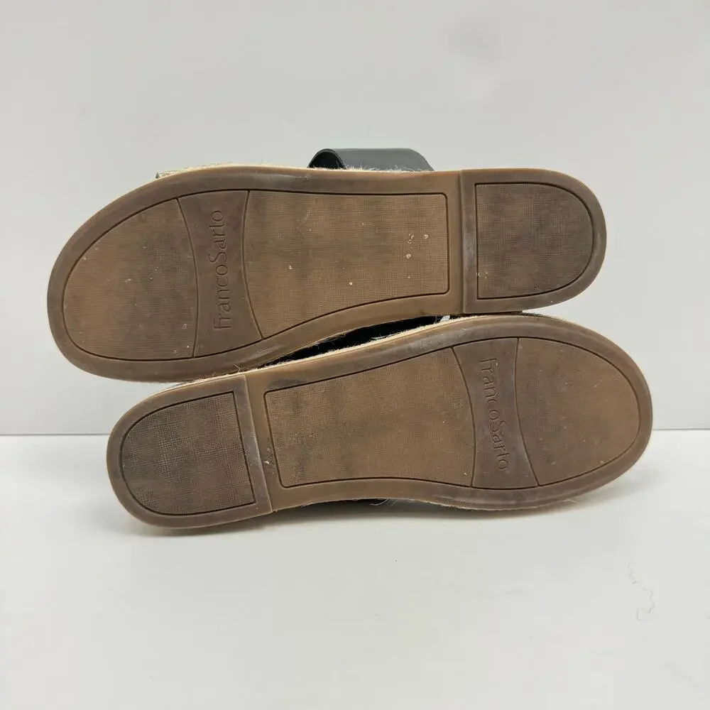 Franco Sarto | Babs Reptile Snakeskin Vegan Leather Espadrille Slide Sandals - Picture 10 of 10